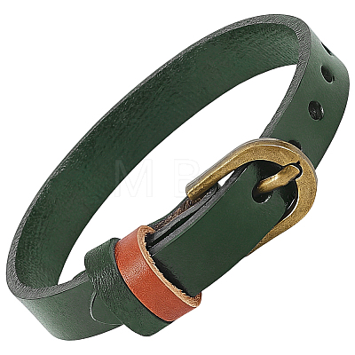 Cowhide Cord Bracelets BJEW-WH20005-008AB-02-1