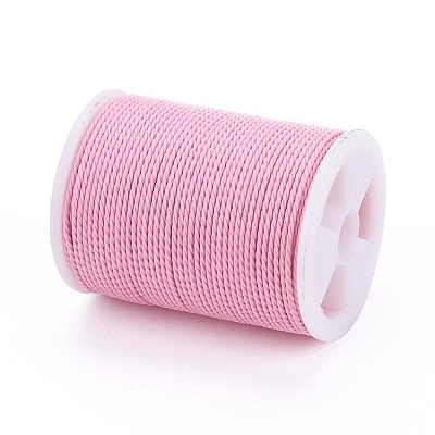 Round Waxed Polyester Cord X-YC-G006-01-1.0mm-05-1