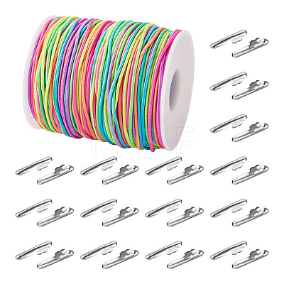 Craftdady 1 Roll Round Polyester Elastic Cord DIY-CD0001-47-1