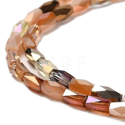 Electroplate Glass Beads Strands EGLA-D030-07B-1