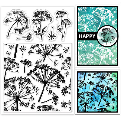 Custom Summer Theme PVC Plastic Clear Stamps DIY-WH0631-0029-1