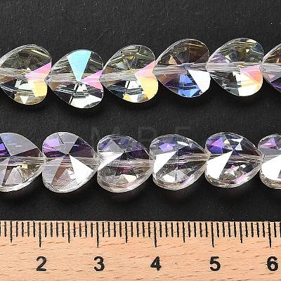 Electroplate Glass Beads Strands EGLA-B004-01A-AB06-1
