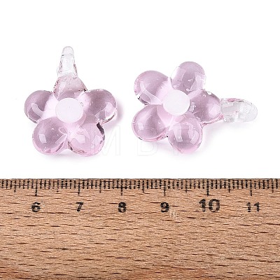 Handmade Lampwork Pendants LAMP-Q039-21E-1