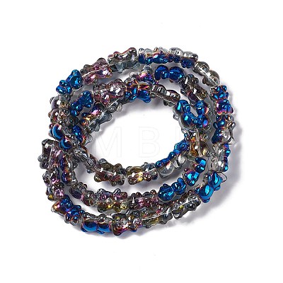 Electroplate Glass Beads Strands EGLA-L030-HR02-1