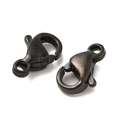 Ion Plating(IP) 304 Stainless Steel Lobster Claw Clasps STAS-AB15-B-1