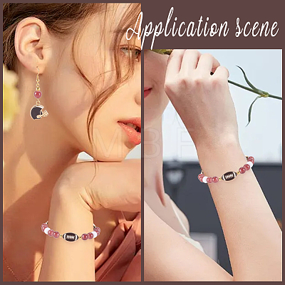20Pcs 2 Styles Alloy Enamel Beads ENAM-SC0008-24A-1