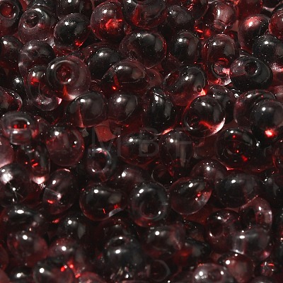 Transparent Baking Paint Glass Seed Beads SEED-P006-02B-05-1