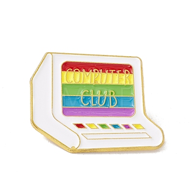 Rainbow Color Pride Colorful Enamel Pin JEWB-E016-15G-02-1