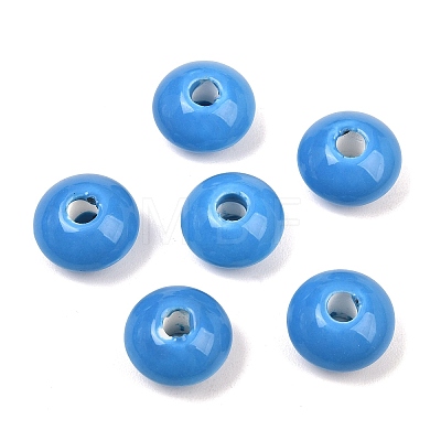 Handmade Porcelain Beads PORC-Q173-15x10mm-06-1