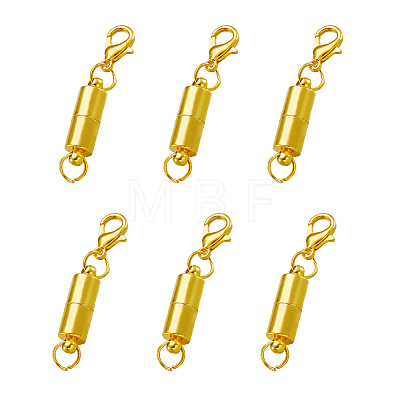 Brass Magnetic Clasps Converter KK-TAC0001-01G-1