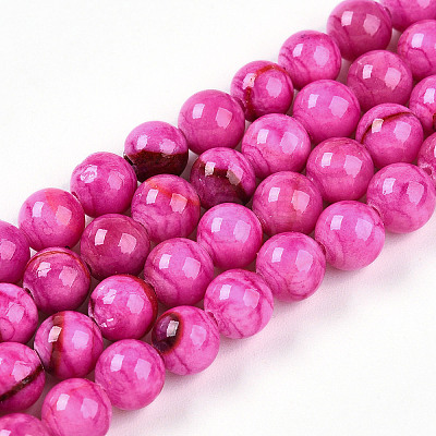 Natural Persian Jade Beads Strands G-A255-A02-01C-1