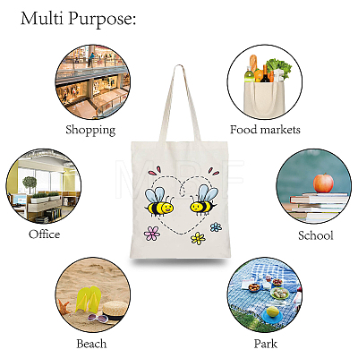 Canvas Packing Cloth Pouches ABAG-WH0030-004-1