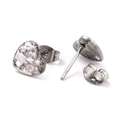 304 Stainless Steel Stud Earring Findings STAS-I183-05A-P-1