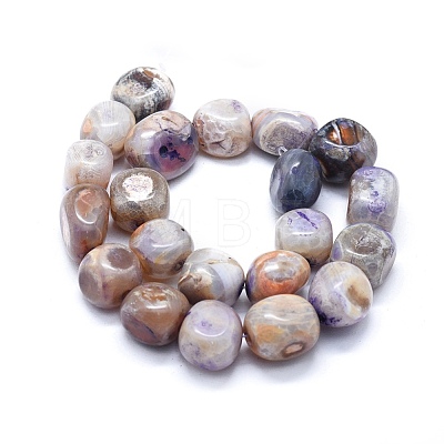 Natural Agate Beads Strands G-I245-32A-1