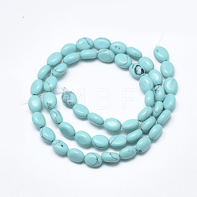 Synthetic Turquoise Beads Strands G-S357-B16-1