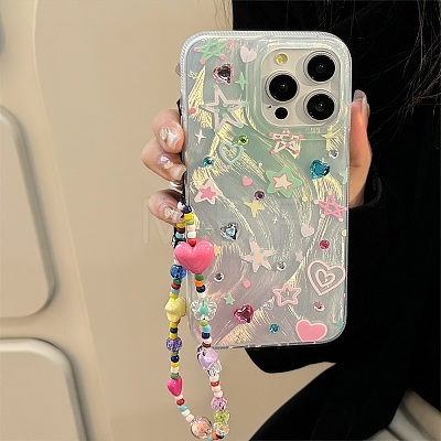 Silver Down Dopamine Stars TPU Plastic Mobile Phone Cover PW-WG00A56-01-1