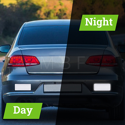 PET Plastic Reflective Car Sticker Decoration DIY-WH0671-415A-1