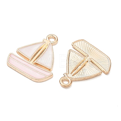 Alloy Enamel Pendants AL-CBAE435-15G-04-1