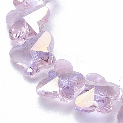 Electroplate Glass Beads EGLA-Q091-10mm-B17-1