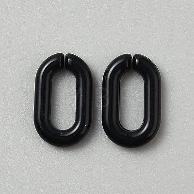 Opaque Acrylic Linking Rings SACR-WH0001-37L-1
