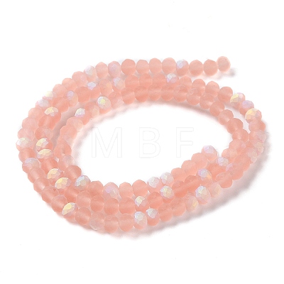 Transparent Glass Beads Strands EGLA-A044-T1mm-MB21-1