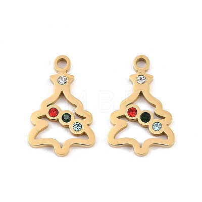 Christmas 304 Stainless Steel Pendants SA-CBA85C0-02D-G-1