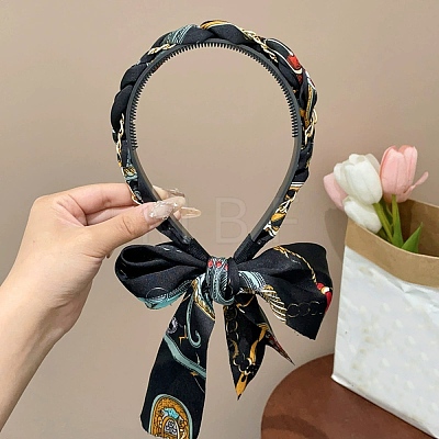 Polyester Hair Bands OHAR-B007-05B-1