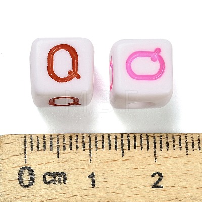 Opaque Acrylic Beads OACR-I022-01Q-1