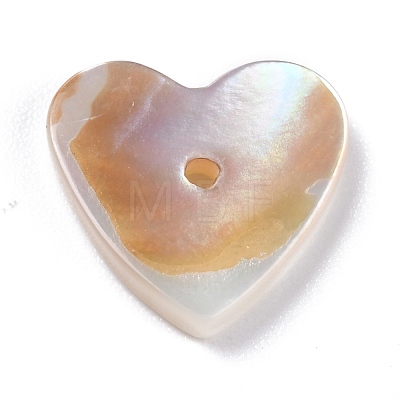 Natural Freshwater Shell Charms BSHE-B003-15-1
