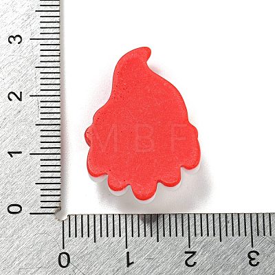 Christmas Opaque Resin Decoden Cabochons RESI-U006-03A-1