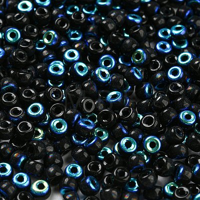 Metallic Colors Glass Seed Beads SEED-Z001-C-D12-1