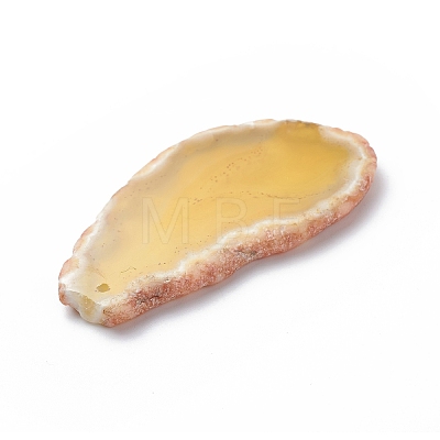 Natural Agate Slices Big Pendants G-E022-M-1