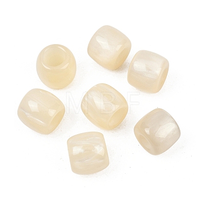 Opaque Resin European Beads RESI-C070-03-1