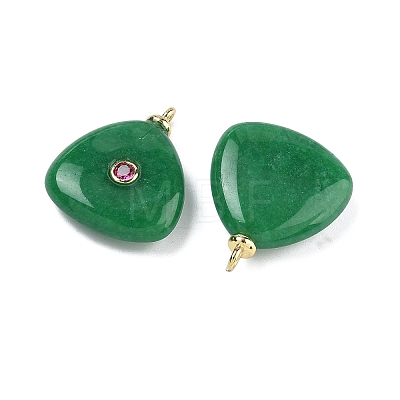 Dyed Natural Malaysia Jade Pendants KK-C251-01C-03-1