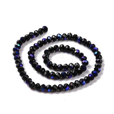 Electroplate Opaque Solid Color Glass Beads Strands LS-EGLA-A034-P3mm-L01-1