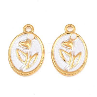 Spray Painted 304 Stainless Steel Pendants AC-CBA5A59-01G-01-1