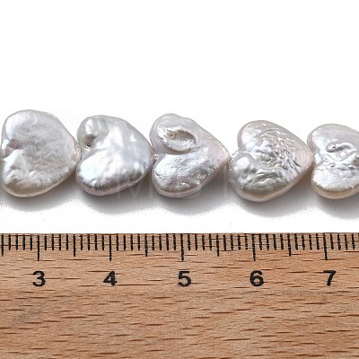 Natural Baroque Keshi Pearl Beads Strands PEAR-P064-10C-01A-1