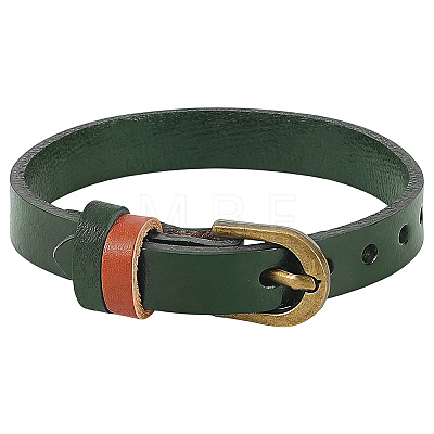 Cowhide Cord Bracelets BJEW-WH20005-008AB-02-1