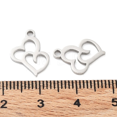 316 Surgical Stainless Steel Charms STAS-Q314-21P-1
