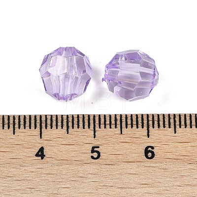 Transparent Acrylic Beads OACR-Q015-02F-1