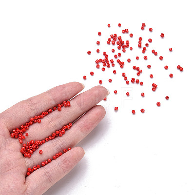 Baking Paint Glass Seed Beads SEED-US0003-2mm-K20-1