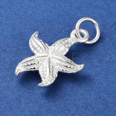 925 Sterling Silver Starfish Pendants LS-STER-E071-02S-01-1