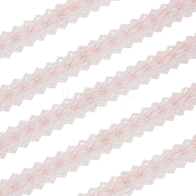 3 Yards Polyester Flower Lace Trim OCOR-OC0001-67A-1