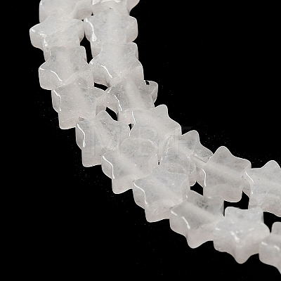 Natural White Jade Beads Strands G-G085-B28-01-1