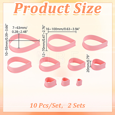 PP Plastic Cookie Cutters DIY-WH0504-927-1