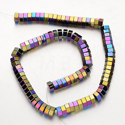 Electroplate Non-magnetic Synthetic Hematite Bead Strands G-F300-15-02-1