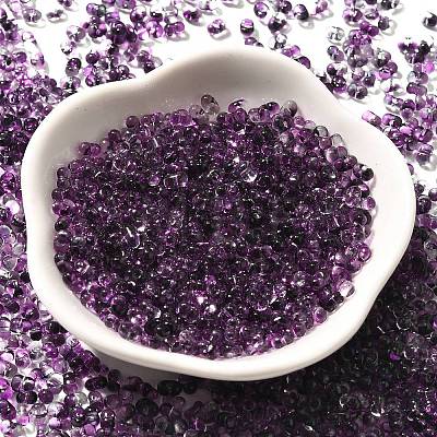 Transparent Baking Paint Glass Seed Beads SEED-A033-06A-04-1