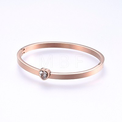 304 Stainless Steel Bangles BJEW-P222-08-1