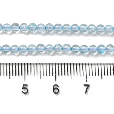 Natural Blue Topaz Beads Strands G-B090-A28-03-1