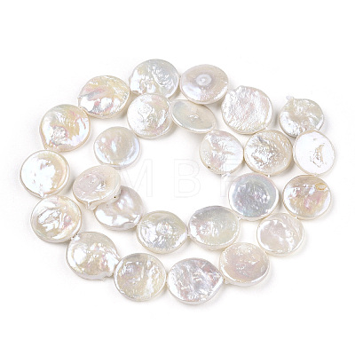 Baroque Natural Keshi Pearl Beads Strands PEAR-S018-03G-1